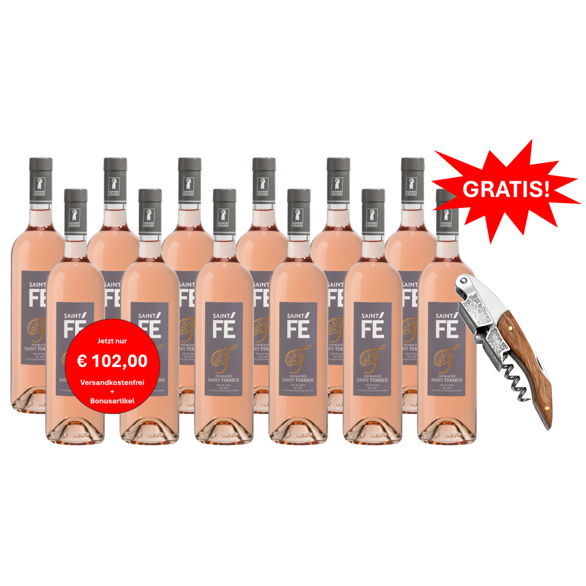 Probierpaket Rosé Saint Fé, Domaine Saint...