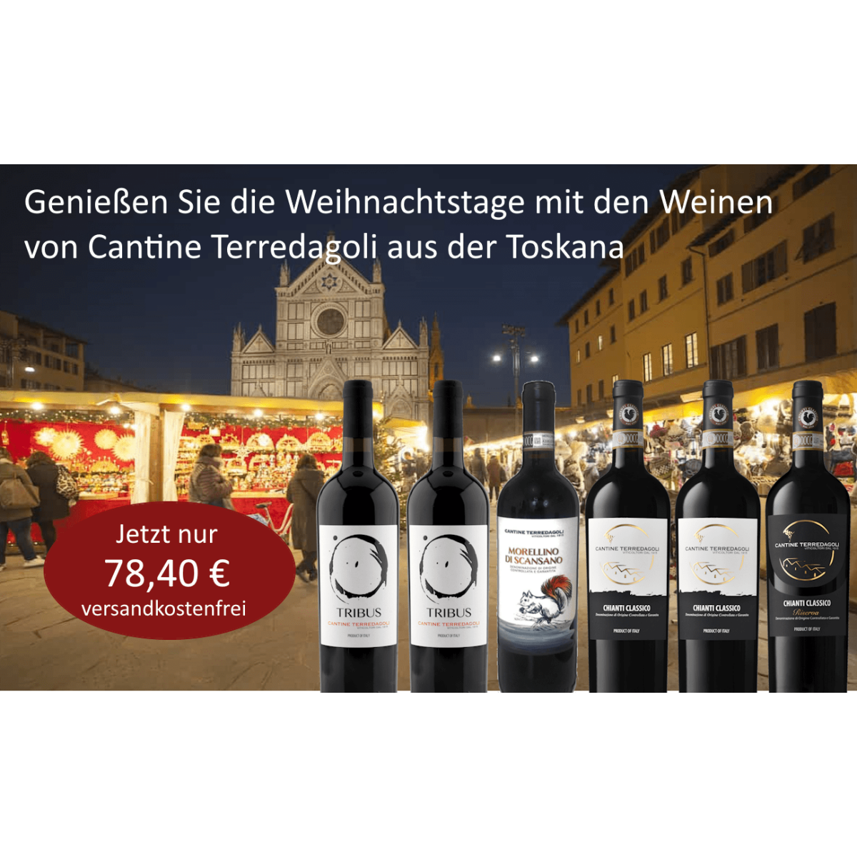 Weihnachtspaket  - Cantine Terredagoli  Toskana...