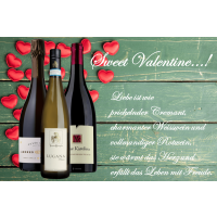 3 er Valentinspaket  " Für den schönsten Tag der Liebe"      (3 * 0,75 L)