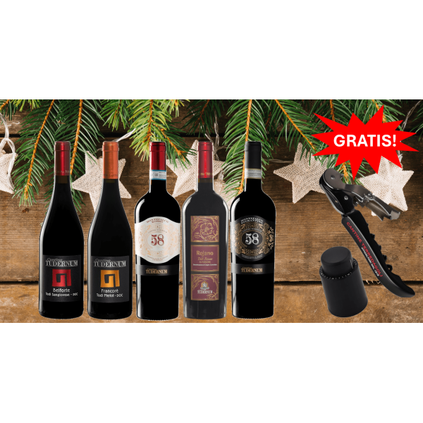 Weinpaket - Rotweine von Cantina Tudernum aus Umbrien (5 * 0,75 L)