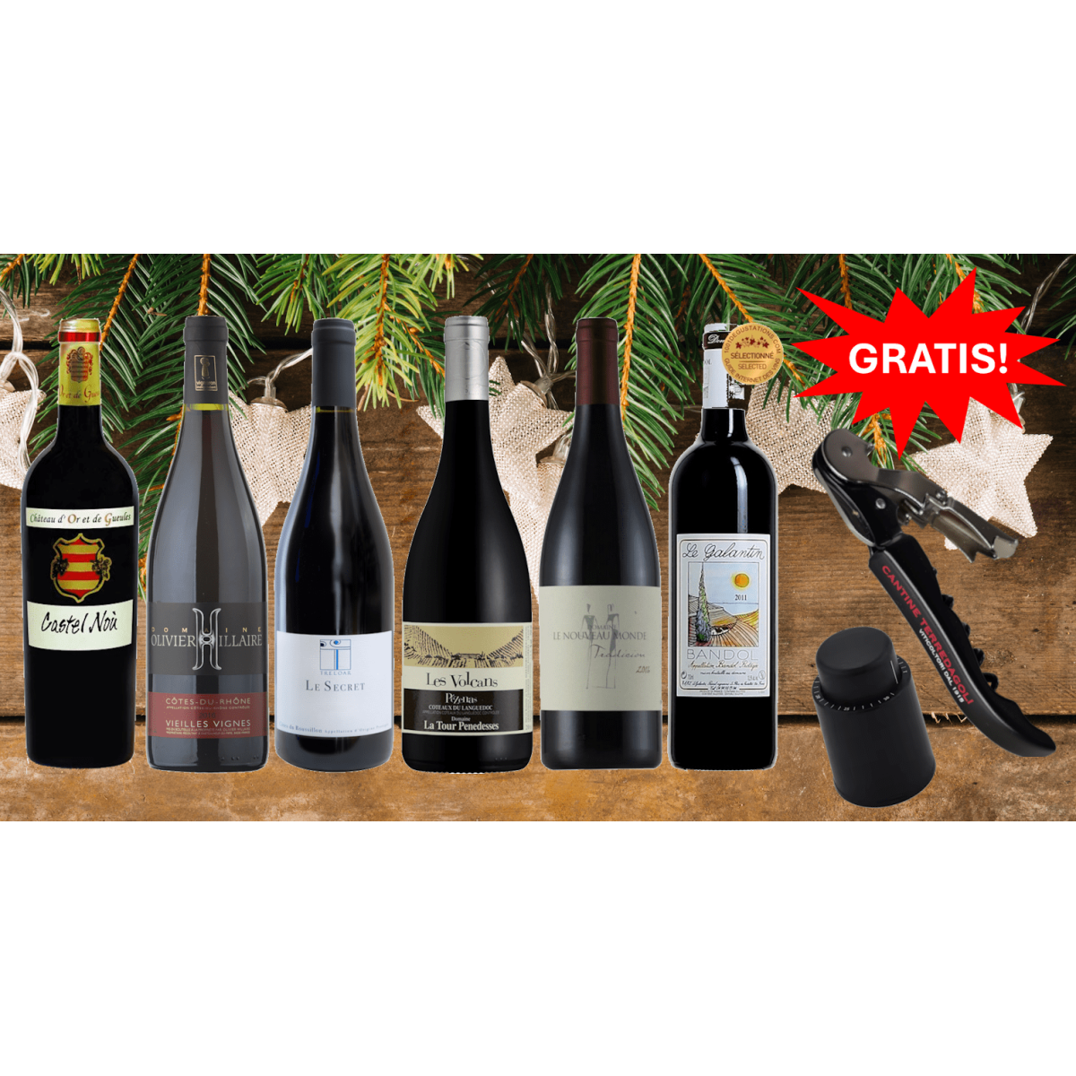 Weinpaket - Rotweine aus Südfrankre box