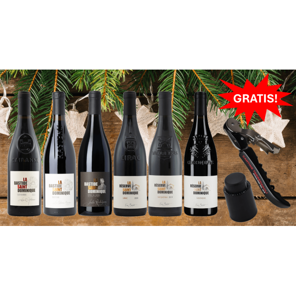 Weinpaket - Rotweine von der Rhone von Bastide Saint Dominique  (6 * 0,75 L)