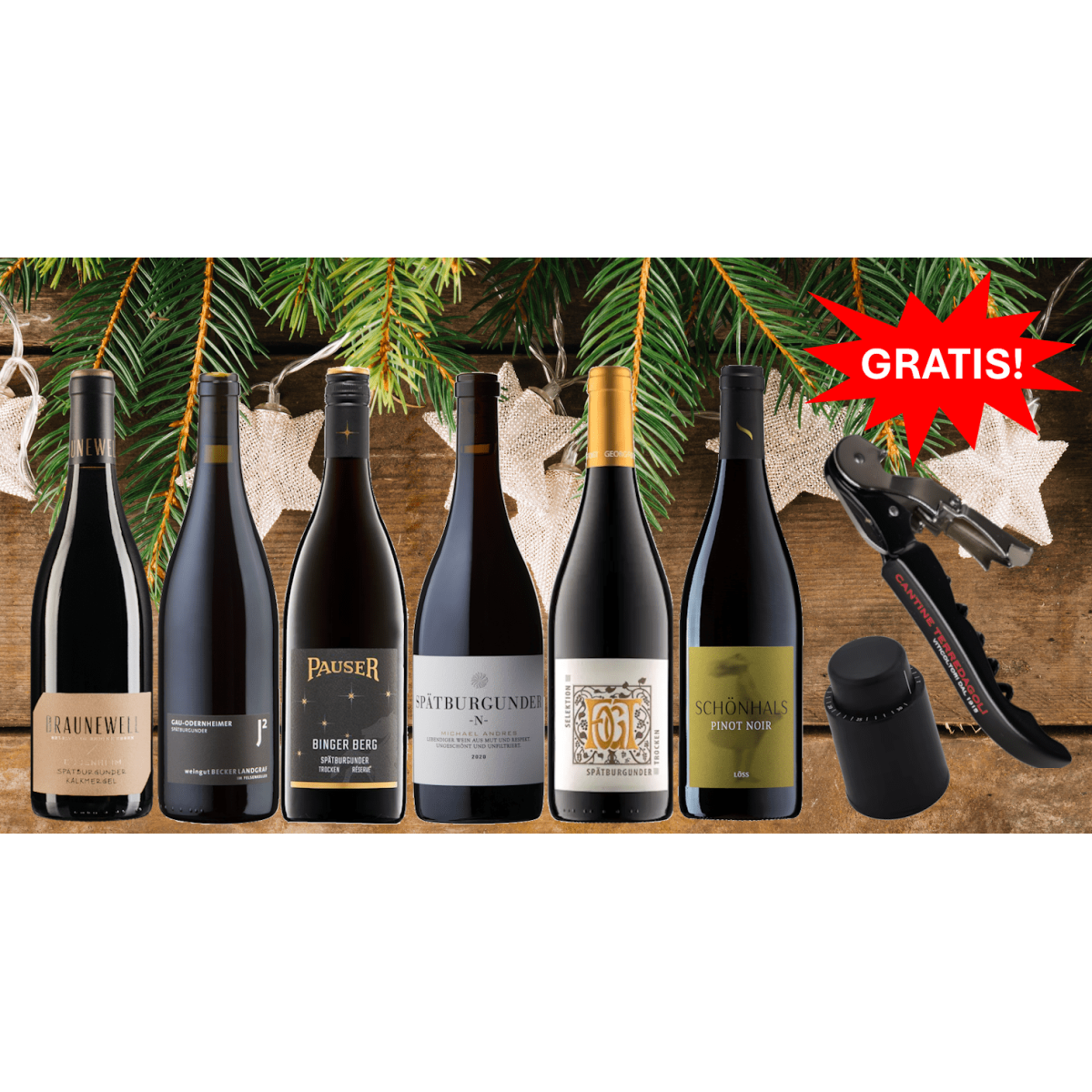 Weinpaket - Pinot Noir aus Deutschland ( box
