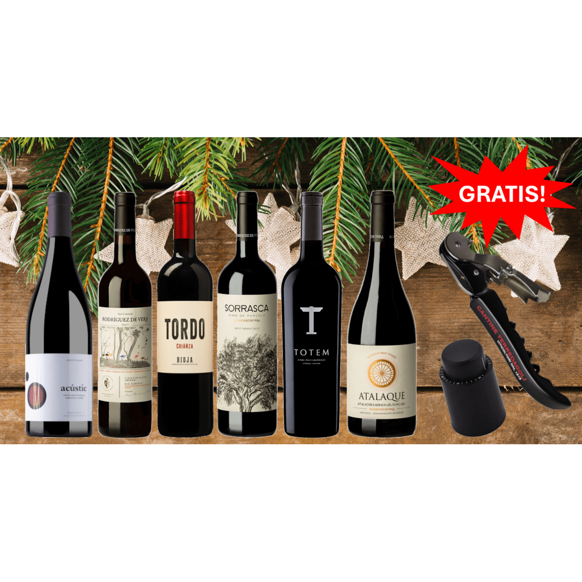 Weinpaket - Rotweine aus Spanien 1 (6 *  box